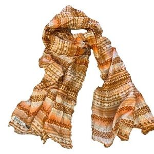 LUCKY BRAND 100% SILK SCARF